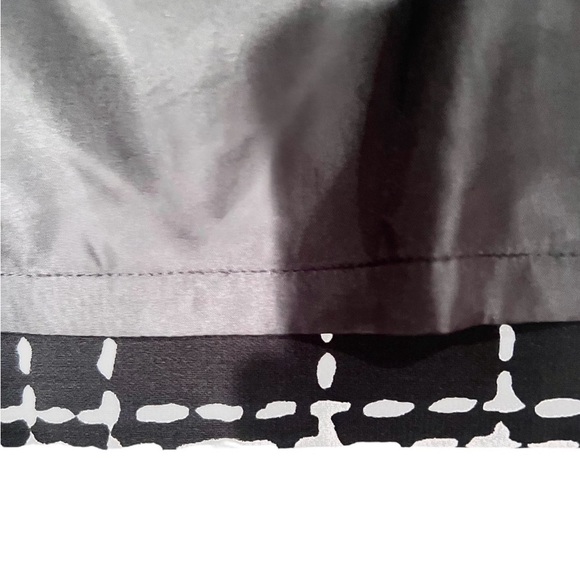 Calvin Klein Dress NWOT Pockets 4P Belted Black White - Picture 3 of 5